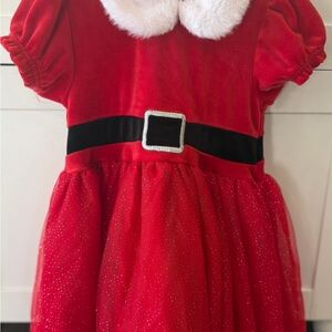 Red, Glittery Santa Dress